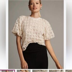 Anthropologie Sarah Hann Karla Textured Top